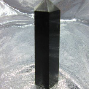 Black Tourmaline Polished Tower Generator Crystal Meditation Tool